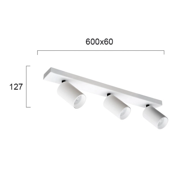 Lampa sufitowa PUROZZA LNV0089524 Lunaveri