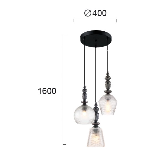 Lampa wisząca GIOCARE LNV0089614 Lunaveri
