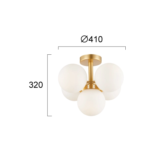Plafon AREZZO LNV0089924 Lunaveri