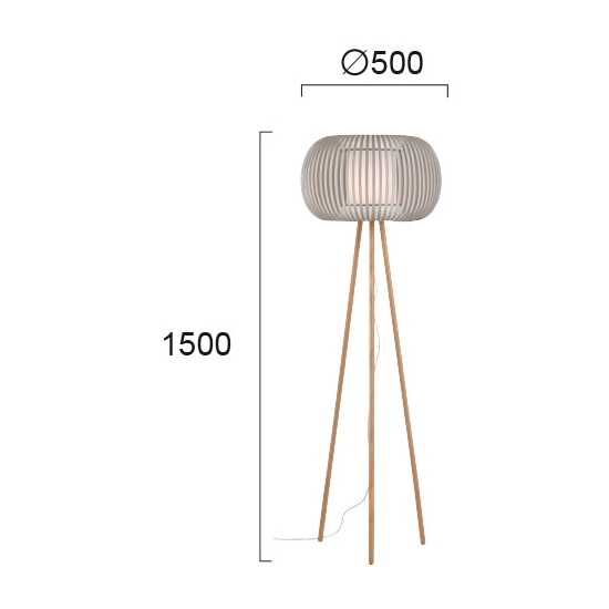 Lampa podłogowa CORSICIO LNV0090614 Lunaveri