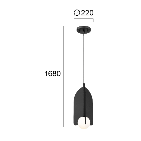 Lampa wisząca TEVE LNV0094234 Lunaveri