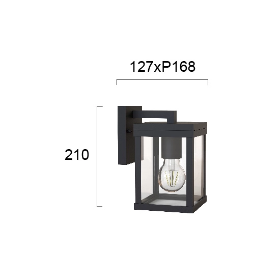 Kinkiet zewnętrzny INTAGLIO LNV0094524 Lunaveri