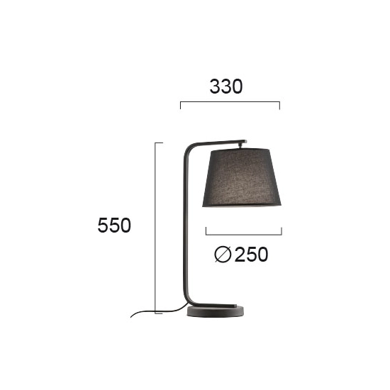 Lampa stołowa ADRIA LNV0094714 Lunaveri