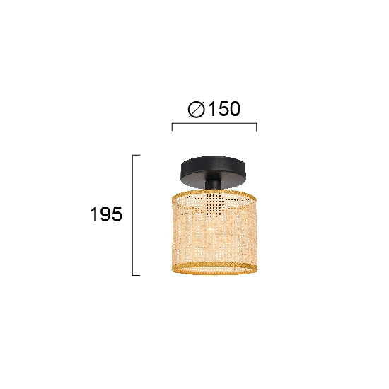 Plafon ROTO LNV0094724 Lunaveri