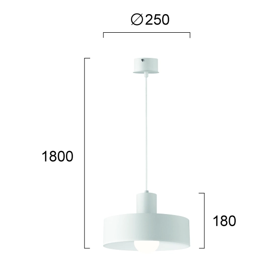 Lampa wisząca ADIGE LNV0094814 Lunaveri
