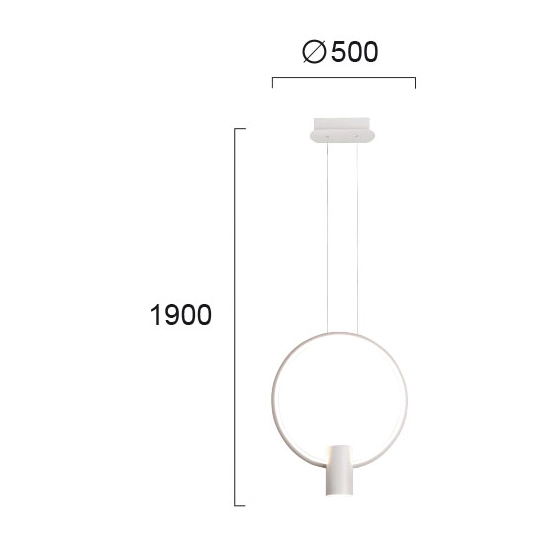 Lampa wisząca IMPERI LNV0095024 Lunaveri