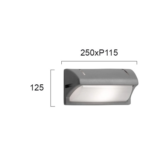 Kinkiet zewnętrzny GLIMMA LNV0095504 Lunaveri