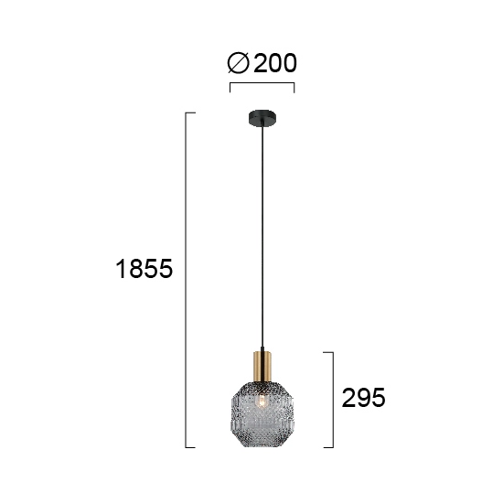 Lampa wisząca SOGNI LNV0096624 Lunaveri