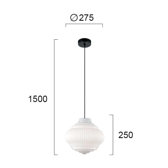 Lampa wisząca LETTERA LNV0097814 Lunaveri