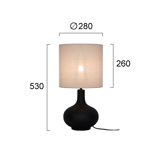 Lampa stołowa CAPRELLA LNV0098234 Lunaveri