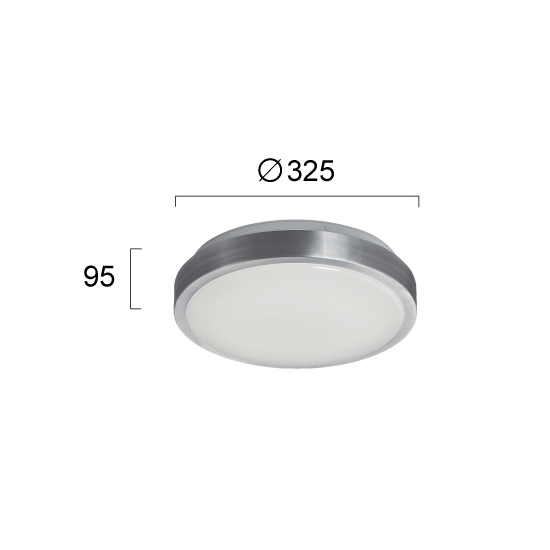 Plafon zewnętrzny RAFFA LNV0098514 Lunaveri