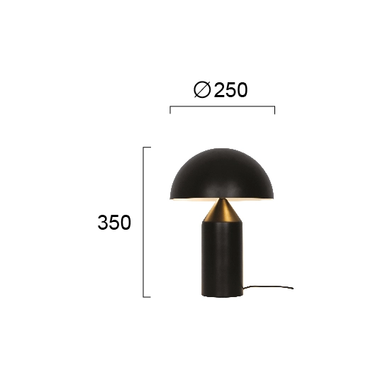 Lampa stołowa NUVITA LNV0098724 Lunaveri