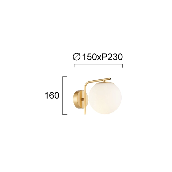 Kinkiet AREZZO LNV0099924 Lunaveri