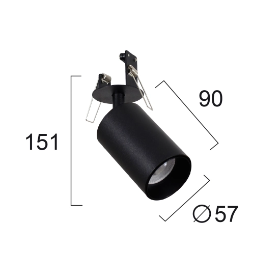 Lampa sufitowa PUROZZA LNV1001424 Lunaveri