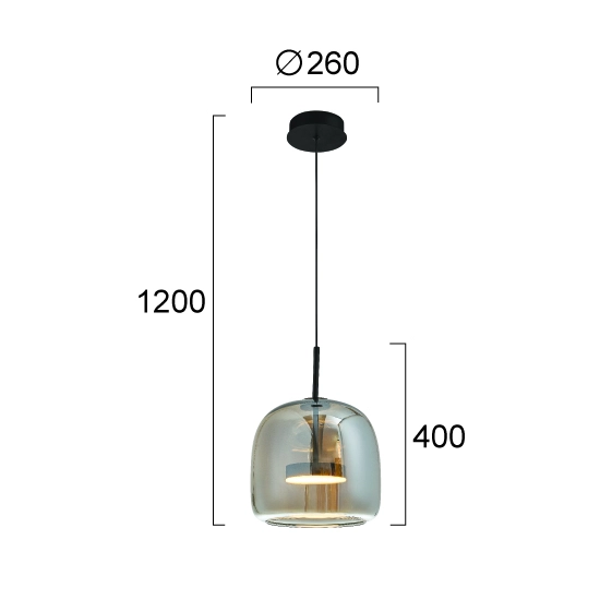 Lampa wisząca POSITANO LNV1009134 Lunaveri
