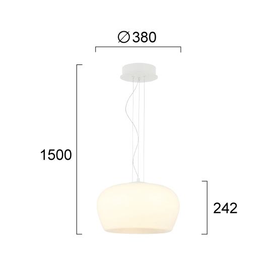 Lampa wisząca ARBOREA LNV1009334 Lunaveri