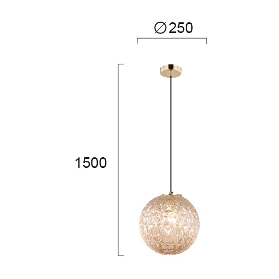 Lampa wisząca FASANO LNV1016024 Lunaveri