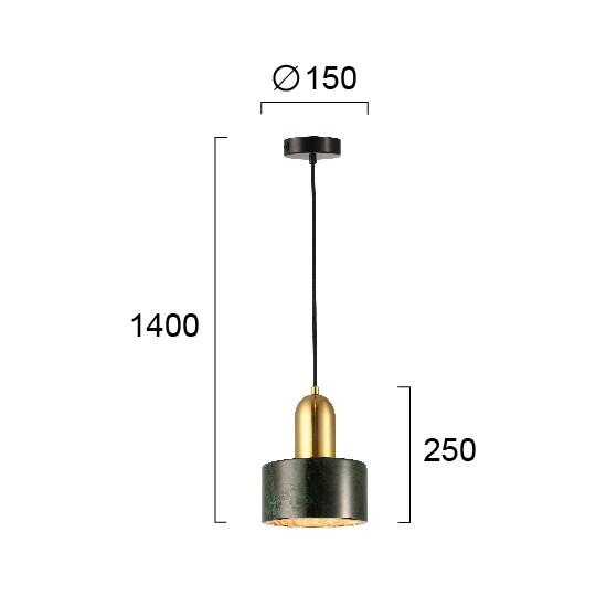 Lampa wisząca MUOVE LNV1016624 Lunaveri