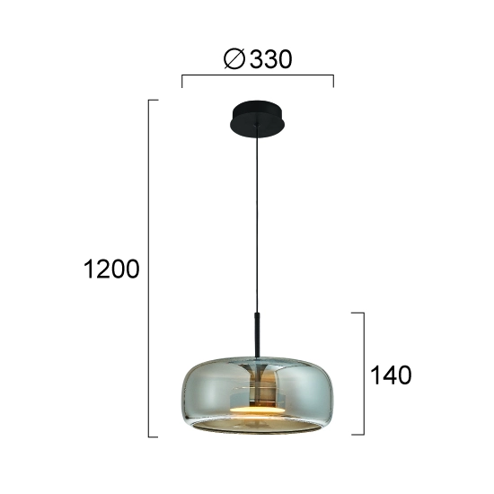 Lampa wisząca POSITANO LNV1019134 Lunaveri
