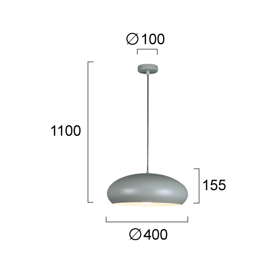 Lampa wisząca NIVOLA LNV1020534 Lunaveri