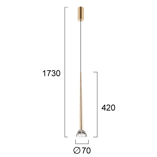 Lampa wisząca COMO LNV1025234 Lunaveri