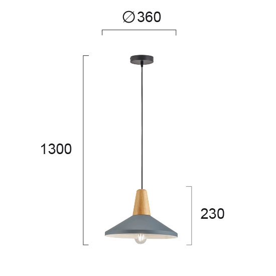 Lampa wisząca SUO LNV1025614 Lunaveri
