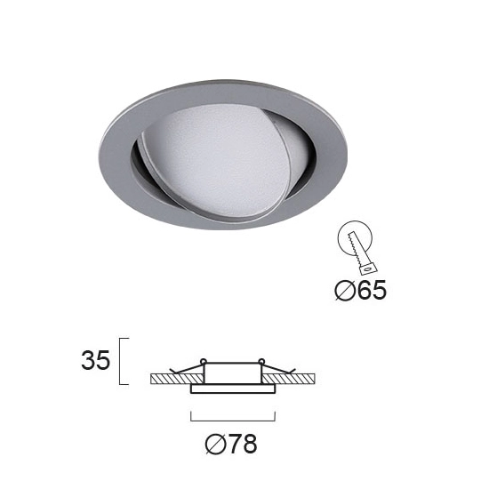 Oprawa wpuszczana GIARDINO LNV1027514 Lunaveri