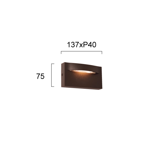 Kinkiet schodowy VALERI LNV1028924 Lunaveri