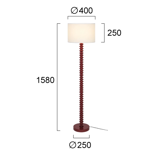 Lampa podłogowa SENSAZIO LNV1029234 Lunaveri