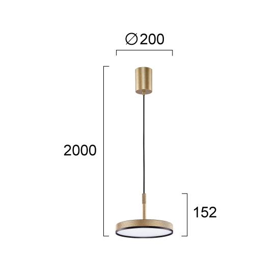 Lampa wisząca ZOLINA LNV1030034 Lunaveri