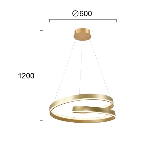 Lampa wisząca CALORE LNV1031924 Lunaveri