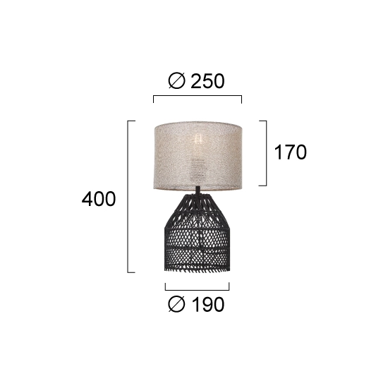 Lampa stołowa LAVERIO LNV1034034 Lunaveri
