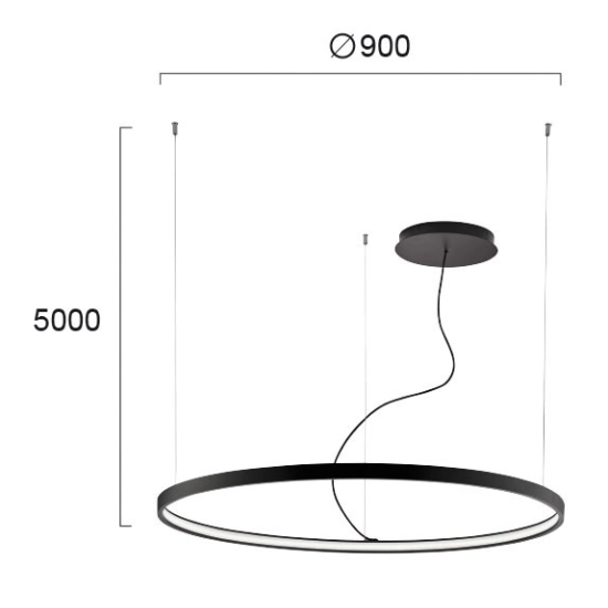 Lampa wisząca TRENTE LNV1034224 Lunaveri