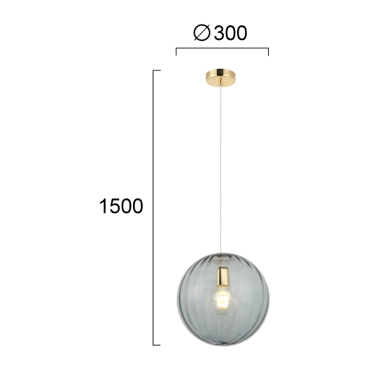 Lampa wisząca ORTA LNV1034924 Lunaveri