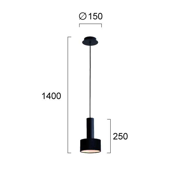 Lampa wisząca FORIEN LNV1038524 Lunaveri