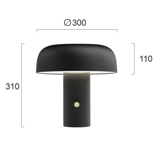 Lampa stołowa JESO LNV1046234 Lunaveri