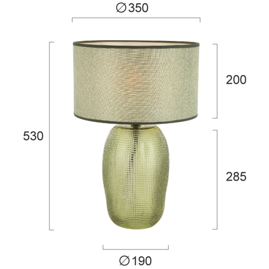 Lampa stołowa CARRARA LNV1051434 Lunaveri