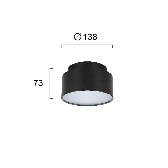 Plafon DECORIO LNV1059724 Lunaveri