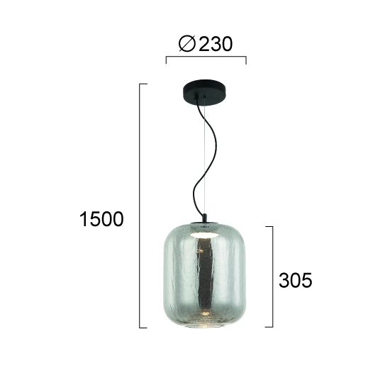Lampa wisząca AVOLA LNV1068134 Lunaveri
