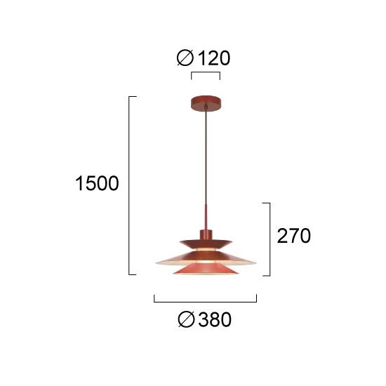Lampa wisząca SORANO LNV1071534 Lunaveri