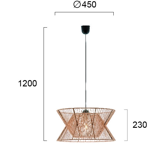 Lampa wisząca SCUOLA LNV1073024 Lunaveri