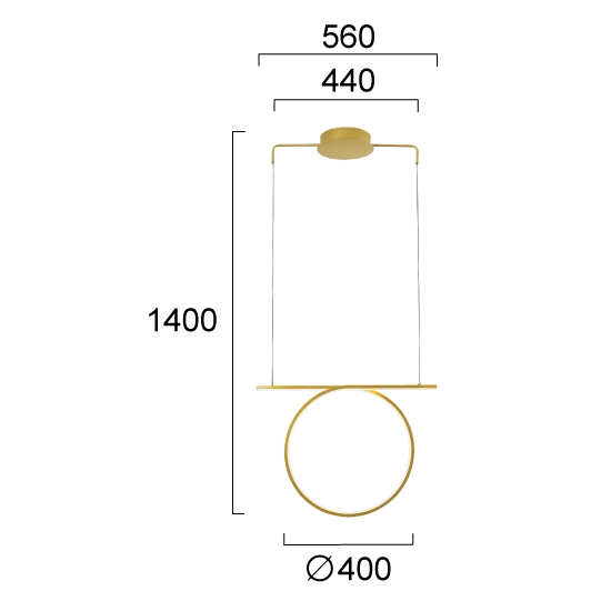 Lampa wisząca FIORENZA LNV1075234 Lunaveri