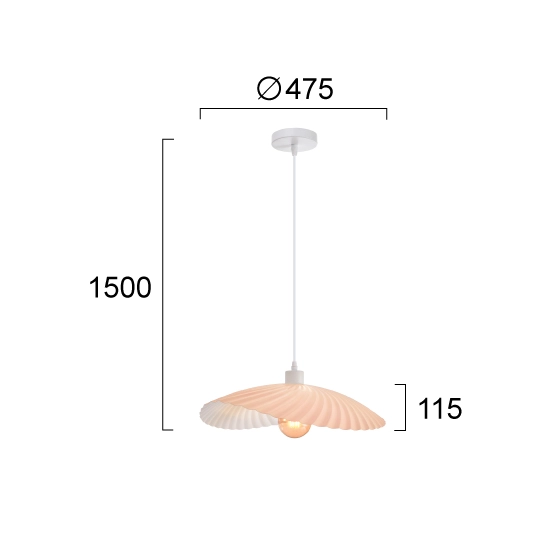 Lampa wisząca ORIVIA LNV1078334 Lunaveri