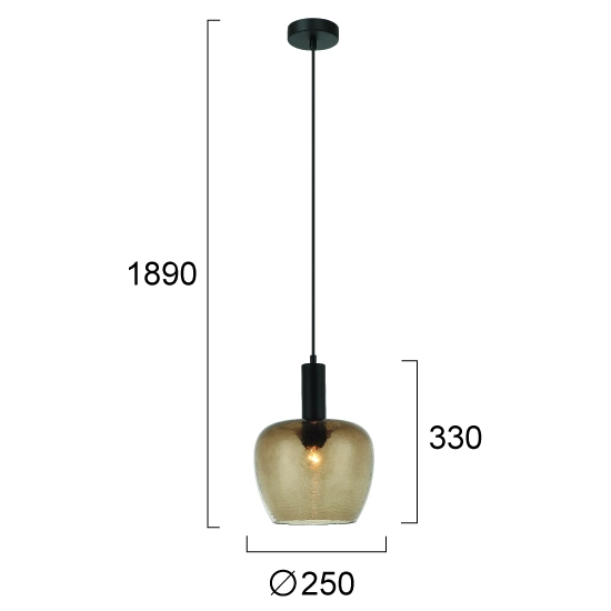 Lampa wisząca TERRA LNV1082234 Lunaveri