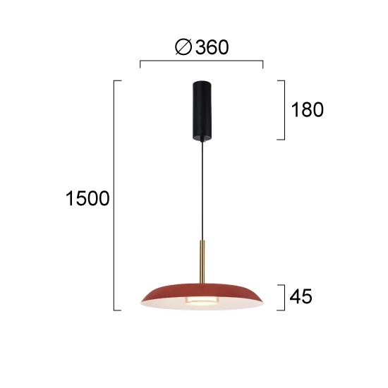 Lampa wisząca AUGUSTA LNV1088334 Lunaveri