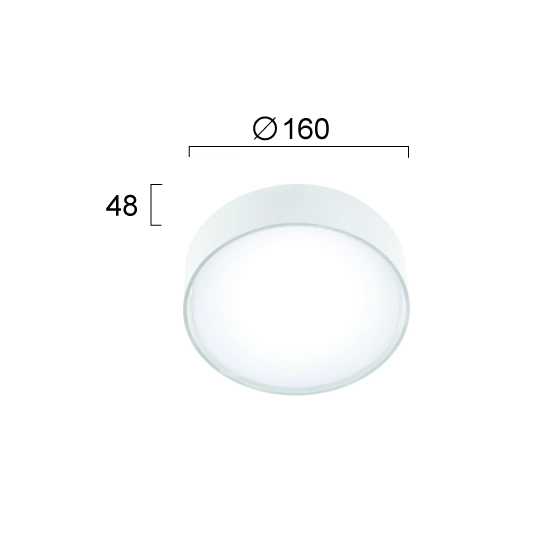 Plafon zewnętrzny UNIVERSO LNV1088924 Lunaveri