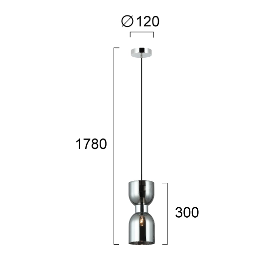 Lampa wisząca FIORIA LNV1091924 Lunaveri