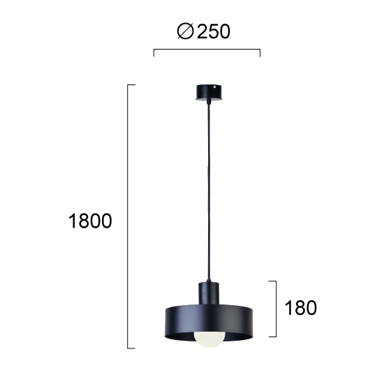 Lampa wisząca ADIGE LNV1094814 Lunaveri