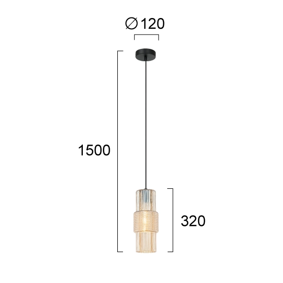Lampa wisząca DORA LNV1094924 Lunaveri