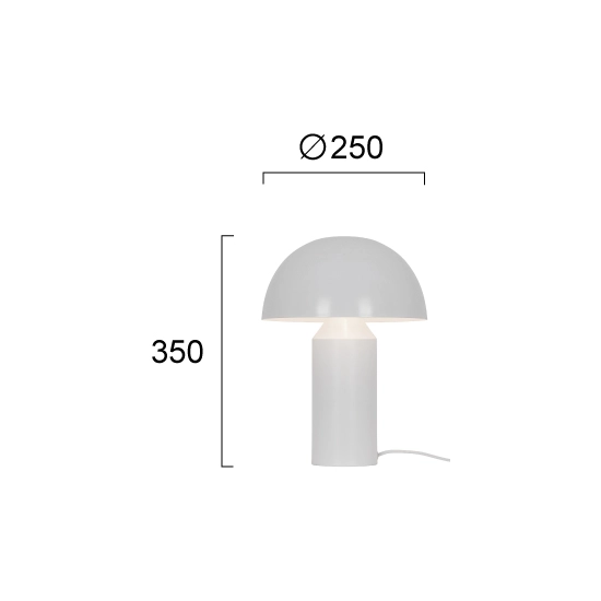 Lampa stołowa NUVITA LNV1098724 Lunaveri